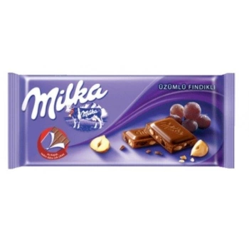 Milka Üzümlü Fındıklı 80 gr