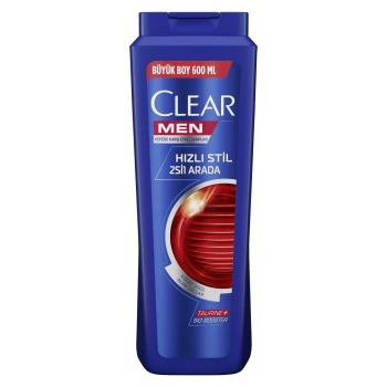 Clear Men Şampuan Hızlı Stil 2si1 Arada 600 ml