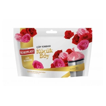 Koroplast Çöp Torbası Küçük Boy Gül Kokulu 30 lu