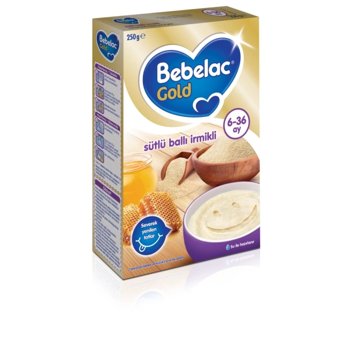 Bebelac Gold Süt Bal İrmik 250 gr