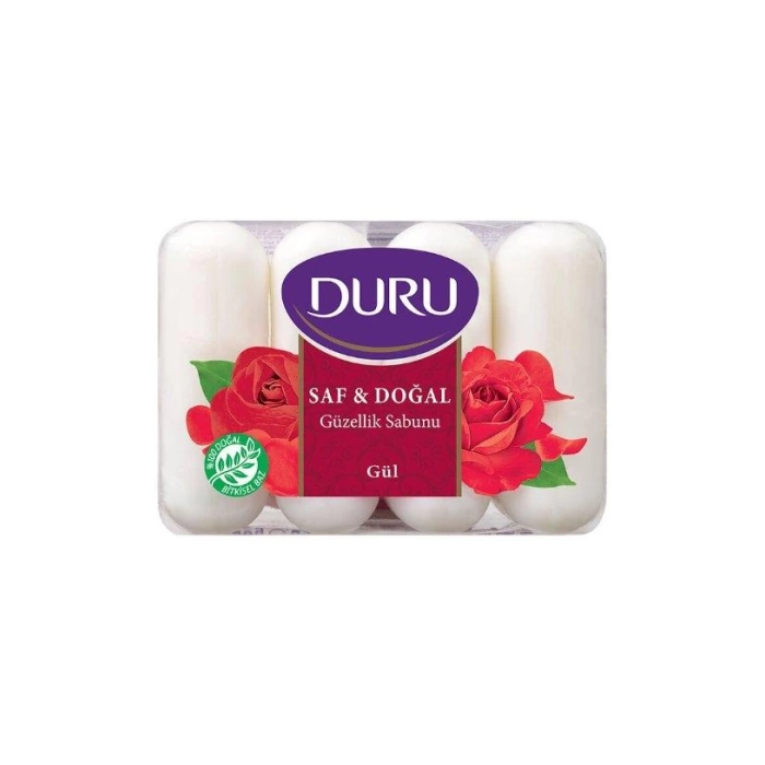 Duru Saf Ve Doğal Sabun Gül 4X70 gr