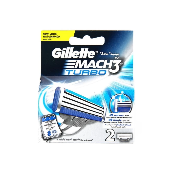 Gillette Mach3 Bıçak Turbo 2 li