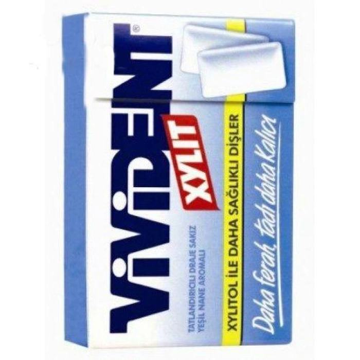 Vivident Xylit Yeşil Nane 23 gr