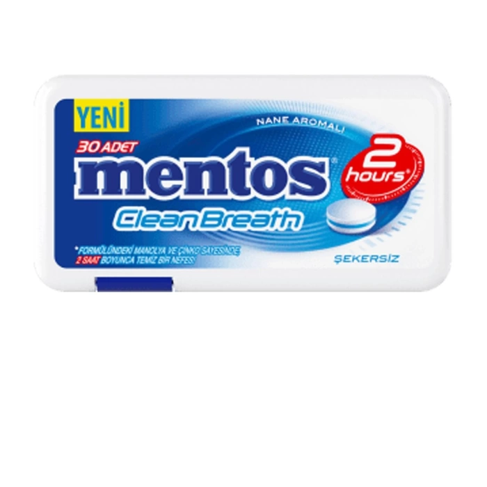 Mentos Nane Aromalı Şekersiz 21 gr
