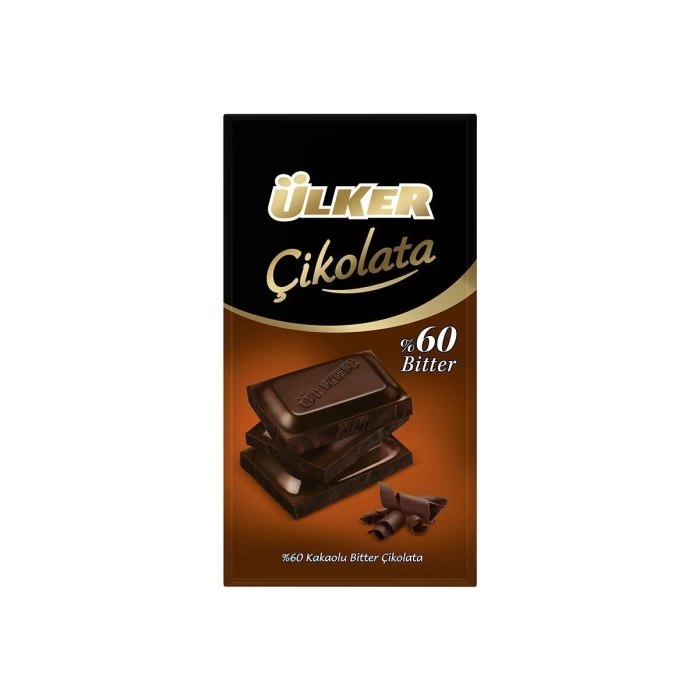 Ülker Tablet Çikolata Bitter 80 gr