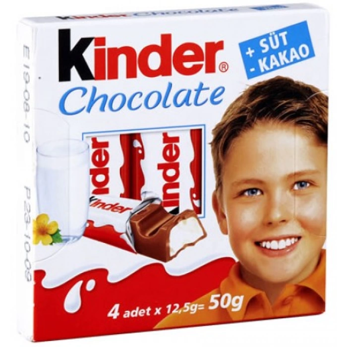 Kinder Chocolate Süt Kakao 50 gr