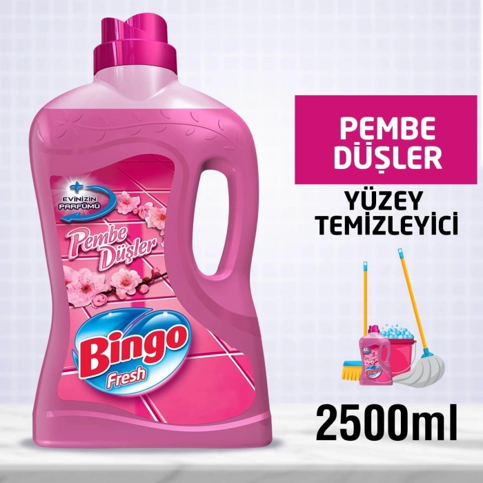 Bingo Fresh Yüzey Temizleyici Pembe Düşler 2.5 lt