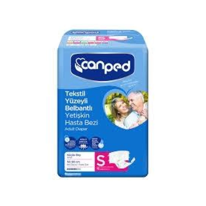 Canped Tekstil Yüzeyli Belbantlı Küçük Boy 10 lu