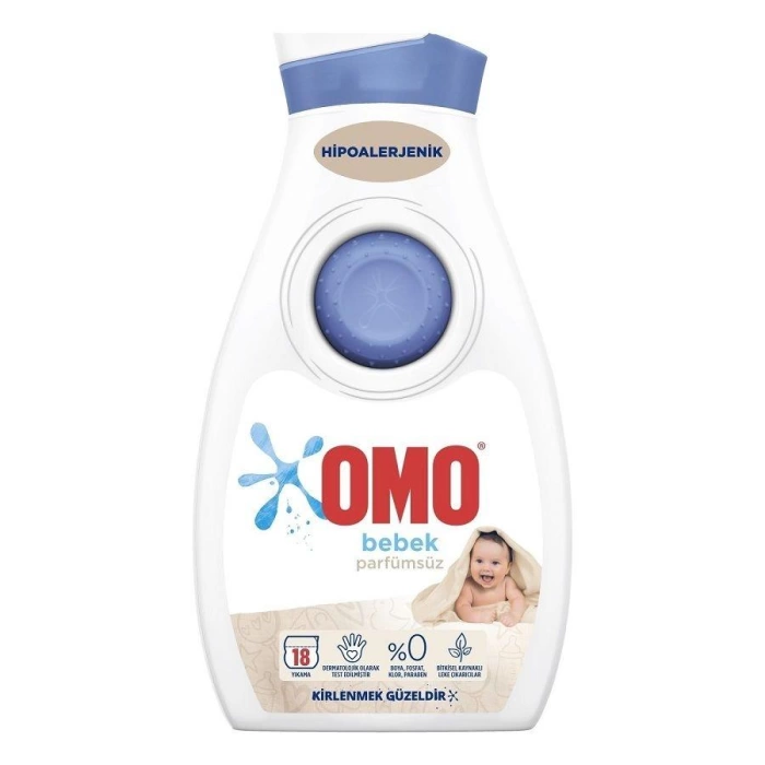 Omo Sıvı Deterjan Baby Parfümsüz 900 ml