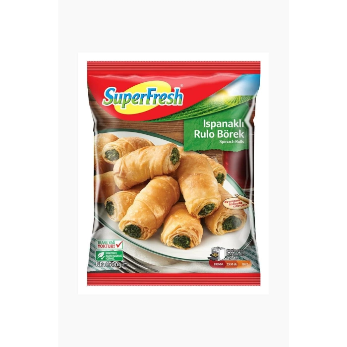 Superfresh Rulo Börek Ispanaklı 500 gr