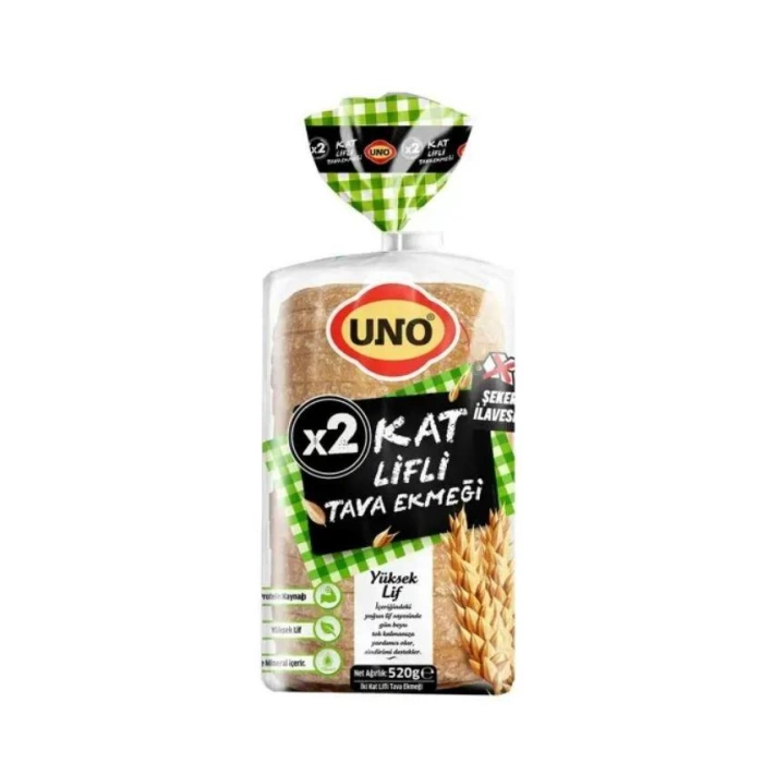 Uno Tava Ekmeği 2Kat Lifli 520 gr