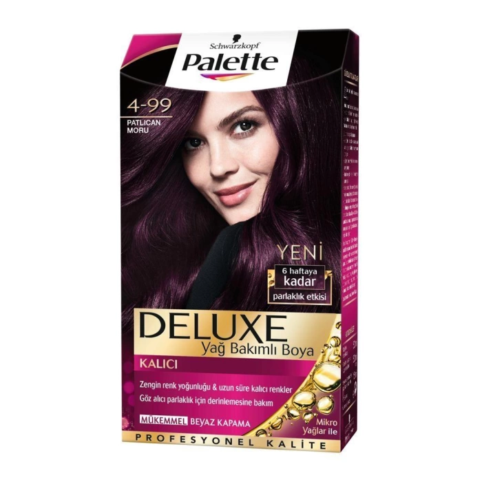 Palette Deluxe Saç Boyası Patlıcan Moru 4/99