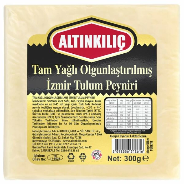 Altınkılıç İzmir Tulum 300 gr
