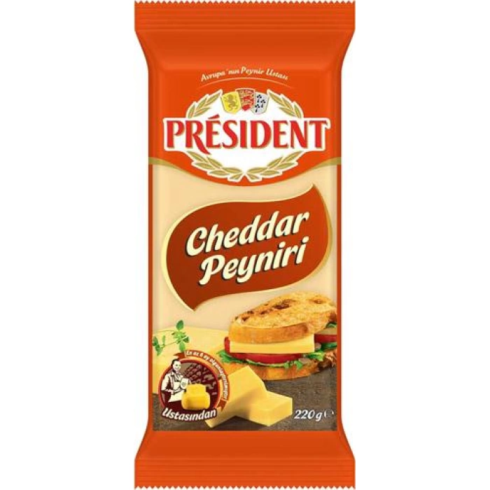 President Cheddar Peyniri 220 gr