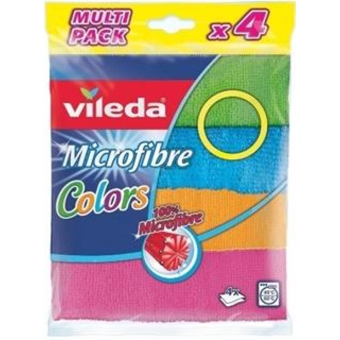 Vileda Mikrofibre Bez Color 4 lü