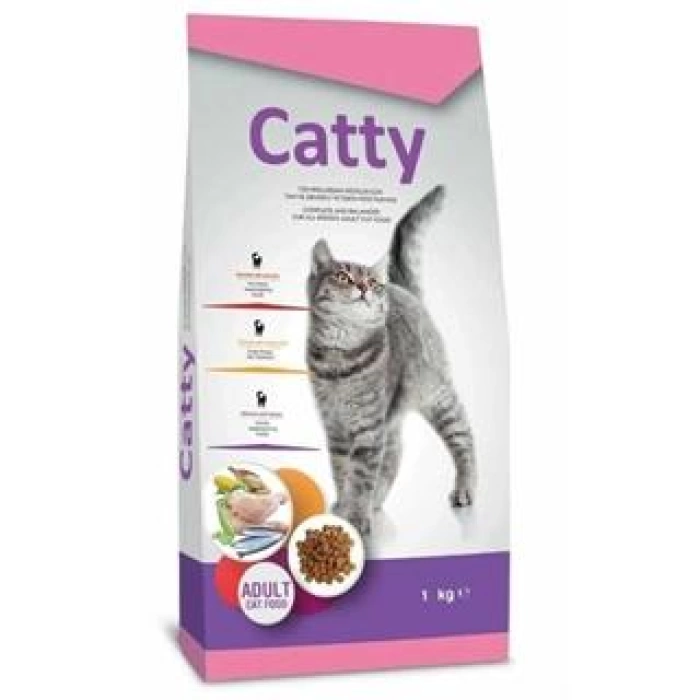-Catty Kedi Maması Tavuklu 1 KG