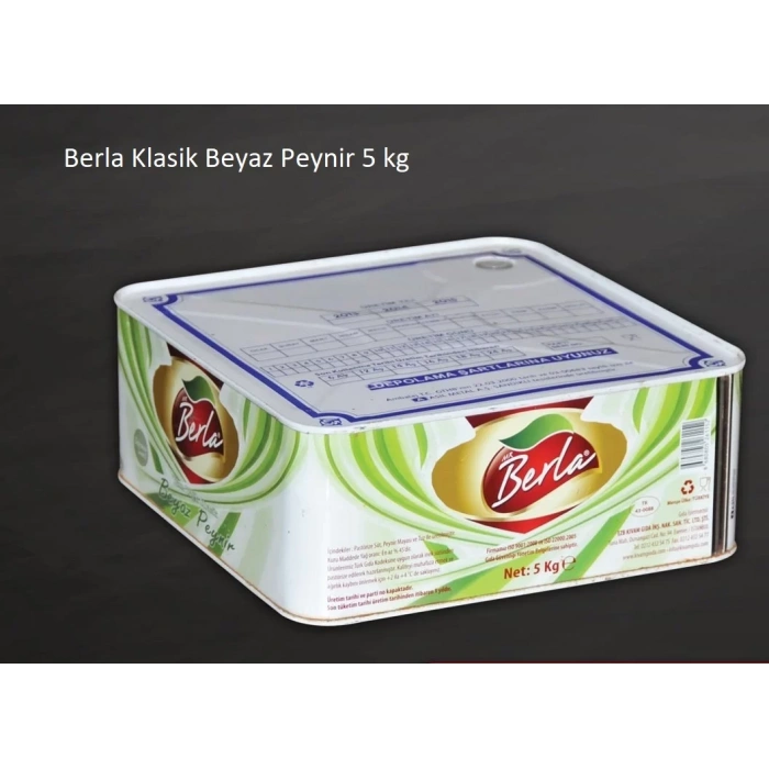 BERLA 5KG KLASIK BEYAZ PEYNIR