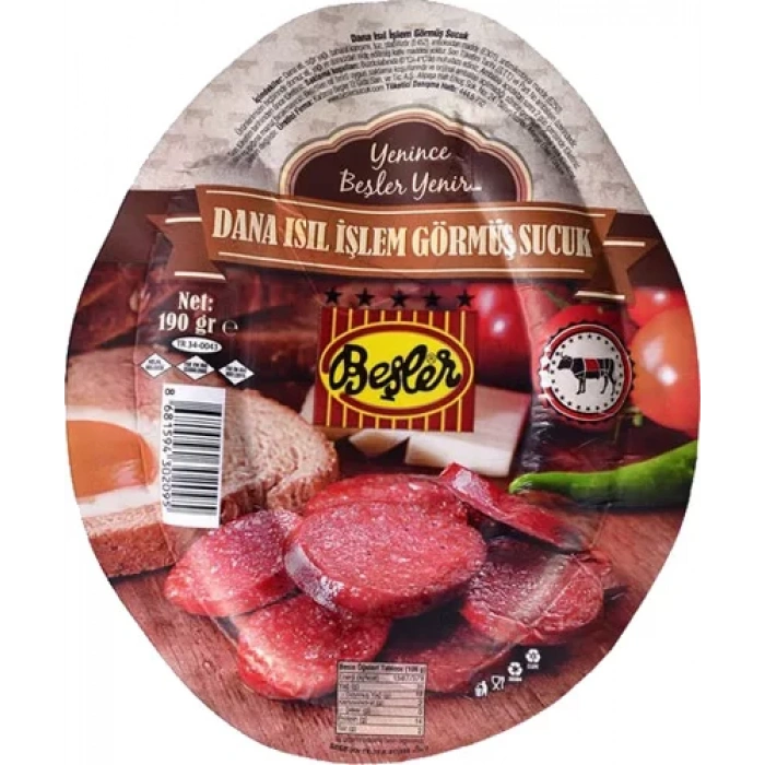 BESLER 190GR ISIL İŞLEM DANA SUCUK