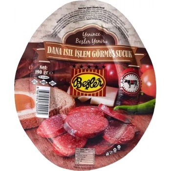 BESLER 190GR ISIL İŞLEM DANA SUCUK