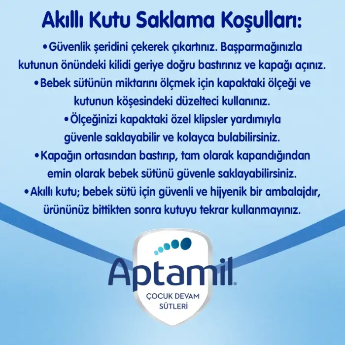 Aptamil 1 Bebek Sütü 1200 gr 0-6 Ay