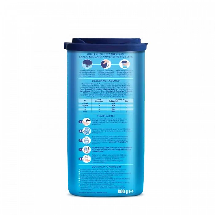 Aptamil 1 Bebek Sütü 800 gr 0-6 Ay Akıllı Kutu