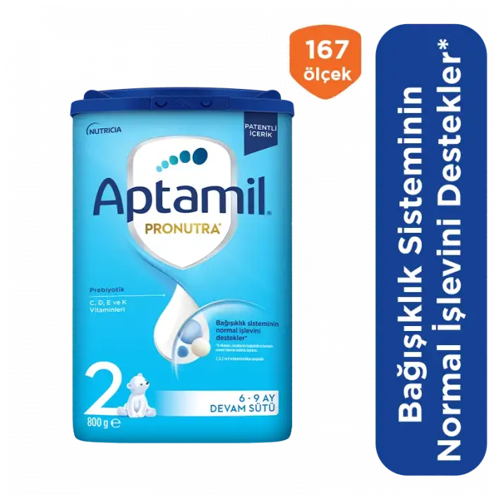 Aptamil 2 Devam Sütü 800 gr 6-9 Ay Akıllı Kutu