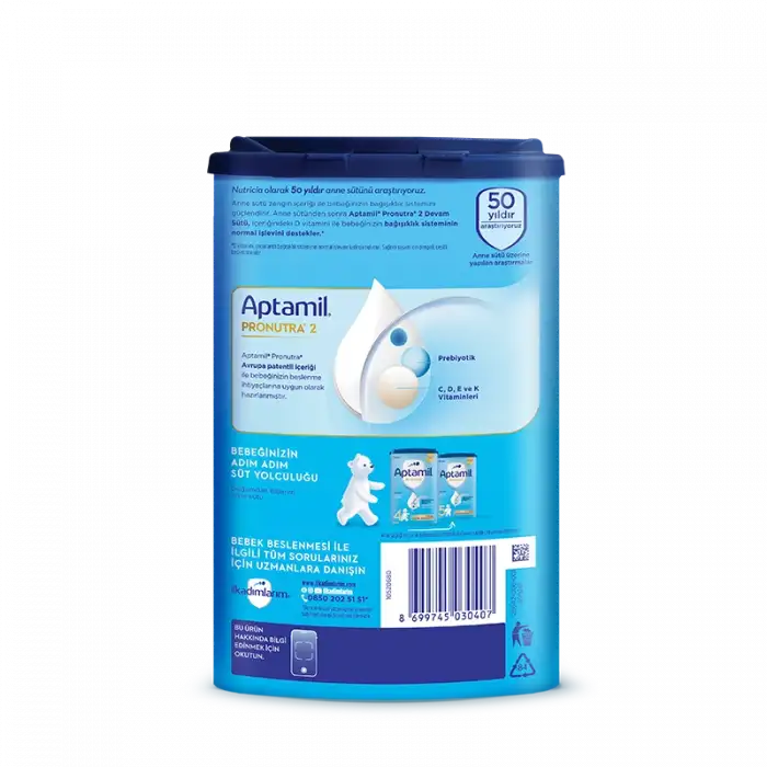 Aptamil 2 Devam Sütü 800 gr 6-9 Ay Akıllı Kutu