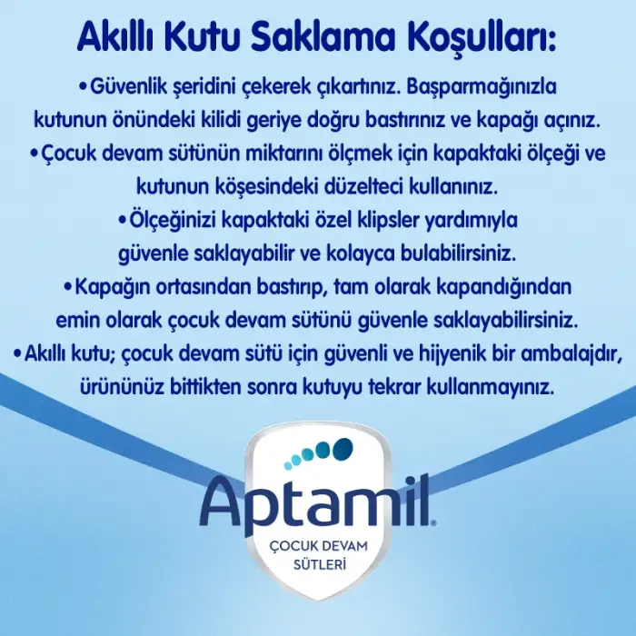 Aptamil 3 Devam Sütü 1200 gr 9-12 Ay