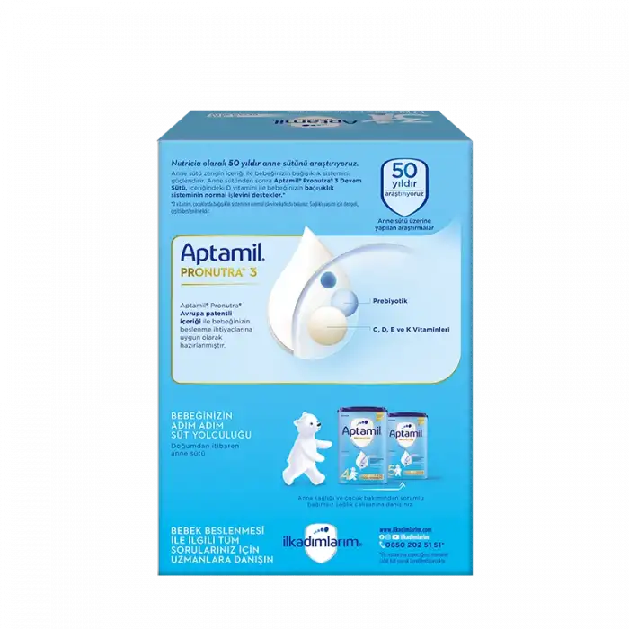 Aptamil 3 Devam Sütü 1200 gr 9-12 Ay