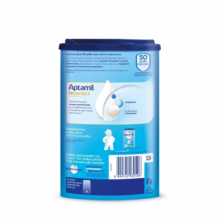 Aptamil 5 Çocuk Devam Sütü 800 gr (2 Yaş+ Akıllı Kutu)