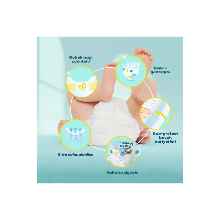 Bebek Bezi Premium Care 2 Numara 60 Adet Ekonomik Paket