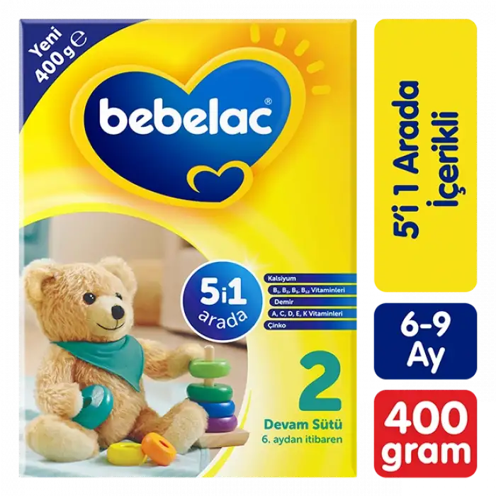 Bebelac 2 Devam Sütü 400g 6-9 Ay