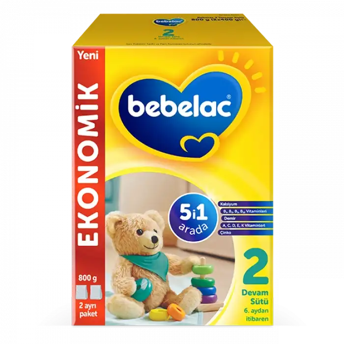 Bebelac 2 Devam Sütü 800g 6-9 Ay