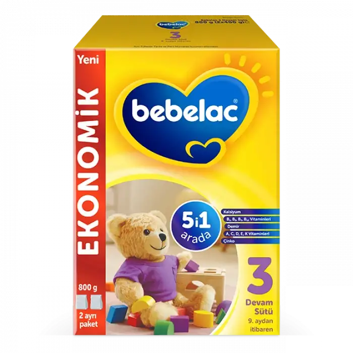 Bebelac 3 Devam Sütü 800g 9-12 Ay