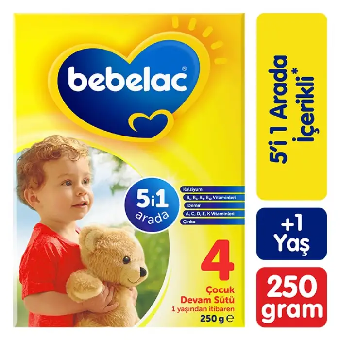 Bebelac 4 Çocuk Devam Sütü 250gr 1 Yaş+