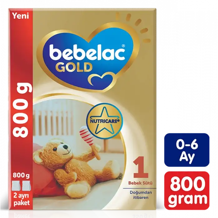 Bebelac Gold 1 Bebek Sütü 800g 0-6 Ay