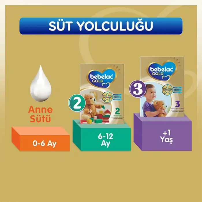 Bebelac Gold 2 Devam Sütü 800g 6-12 Ay