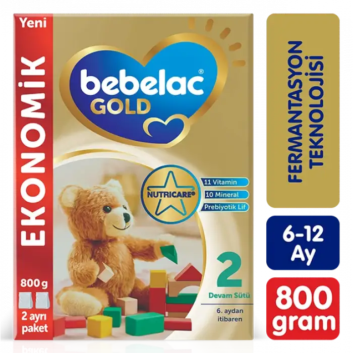 Bebelac Gold 2 Devam Sütü 800g 6-12 Ay