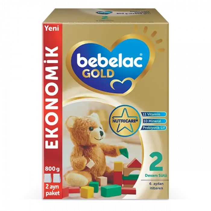 Bebelac Gold 2 Devam Sütü 800g 6-12 Ay