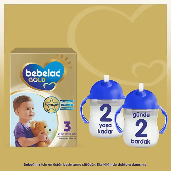 Bebelac Gold 3 Çocuk Devam Sütü 800g 1 Yaş +