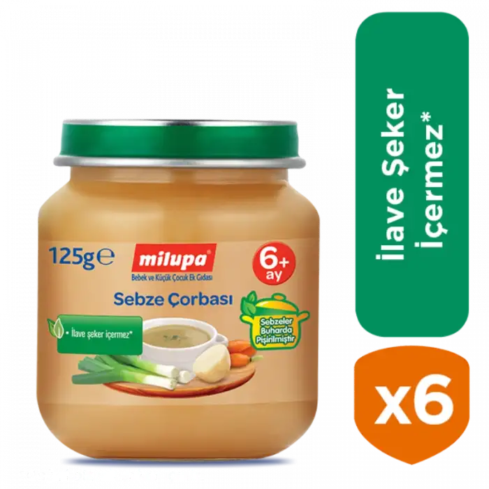 Kavanoz Sebze Çorbası 6x125 gr özel paket