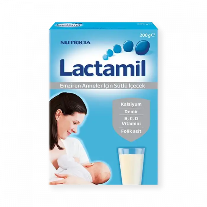 Lactamil Emziren Anneler için Sütlü İçecek