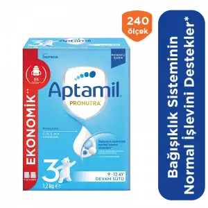 Aptamil 3 Devam Sütü 1200 gr 9-12 Ay