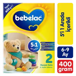Bebelac 2 Devam Sütü 400g 6-9 Ay