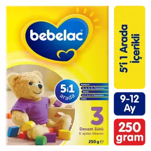 Bebelac 3 Devam Sütü 250 gr 9-12 Ay