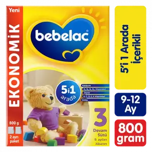 Bebelac 3 Devam Sütü 800g 9-12 Ay