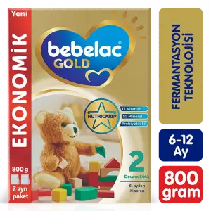 Bebelac Gold 2 Devam Sütü 800g 6-12 Ay