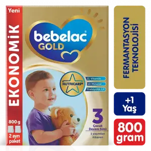 Bebelac Gold 3 Çocuk Devam Sütü 800g 1 Yaş +