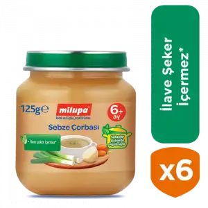 Kavanoz Sebze Çorbası 6x125 gr özel paket