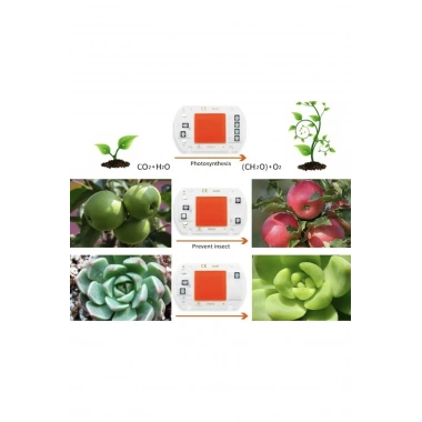 Led Uyumlu 5 Adet 100w 220v Ac Full Spectium Bitki Büyütme Çipi